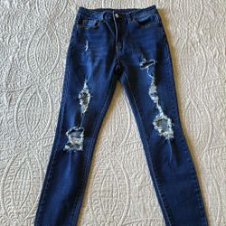 Woman Jeans Size Small Color Blue 