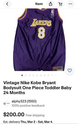 Adidas Yellow 'Bryant' Lakers Romper - Infant, Best Price and Reviews