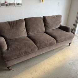 Brown Fabric Couch