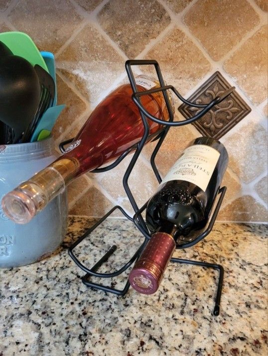 Small 4 Bottle Wine Rack