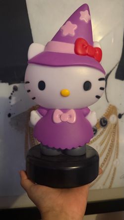 Hello Kitty Witch Halloween Figure on Base