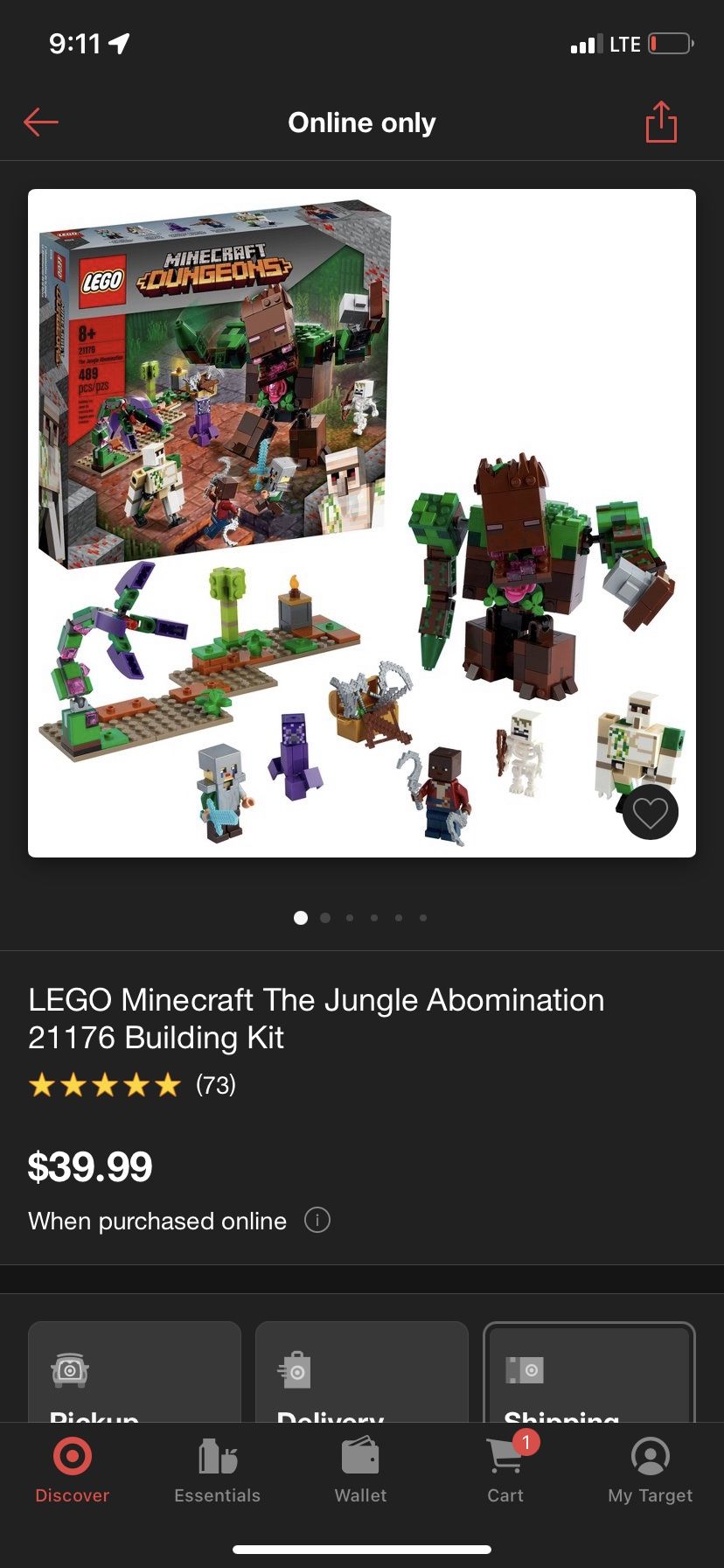 Minecraft LEGO #21117, the ender dragon for Sale in Woodland Hills, CA -  OfferUp