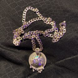 Sterling Silver Globe Chain 