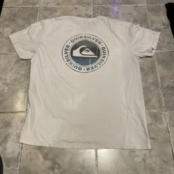 Vintage 90s Y2K QUICKSILVER Surf Skate Punk Rock Grunge Logo T-Shirt XL