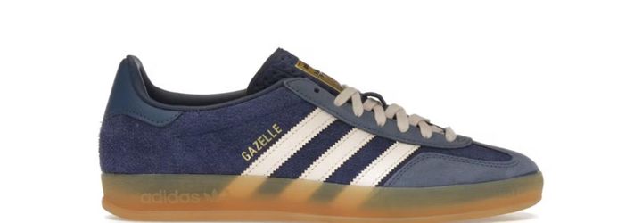 Size  6 adidas Gazelle Indoor Dark Blue Bliss Orange