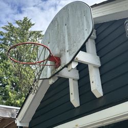Basketball Backboard And Hoop-FREE