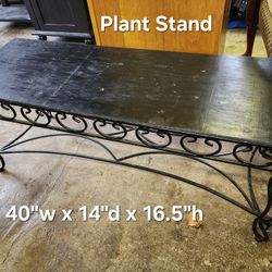 Plant stand, Tv Stand. Or coffee table 
40"w 
