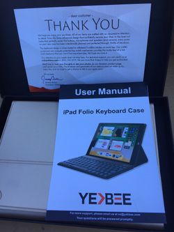 Yekbee iPad Folio keyboard w/case