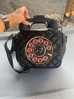 Betsey Johnson Rotary Phone Crossbody Bag