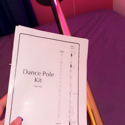 Spinning Gold Pole Brand New 