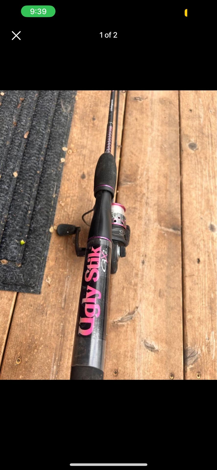 Ugly Stik GX2 Spinning Reel and Fishing Rod Combo