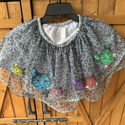  Tutu with Kittens and Leopard Print Size 4T 