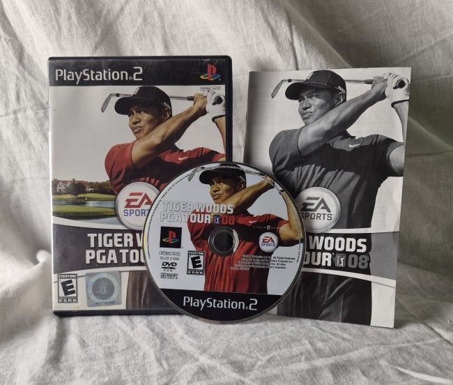 Tiger Woods PGA Tour 08 Playstation 2 (EA Sports, 2007)