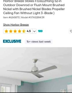 Ceiling Fan Without Light