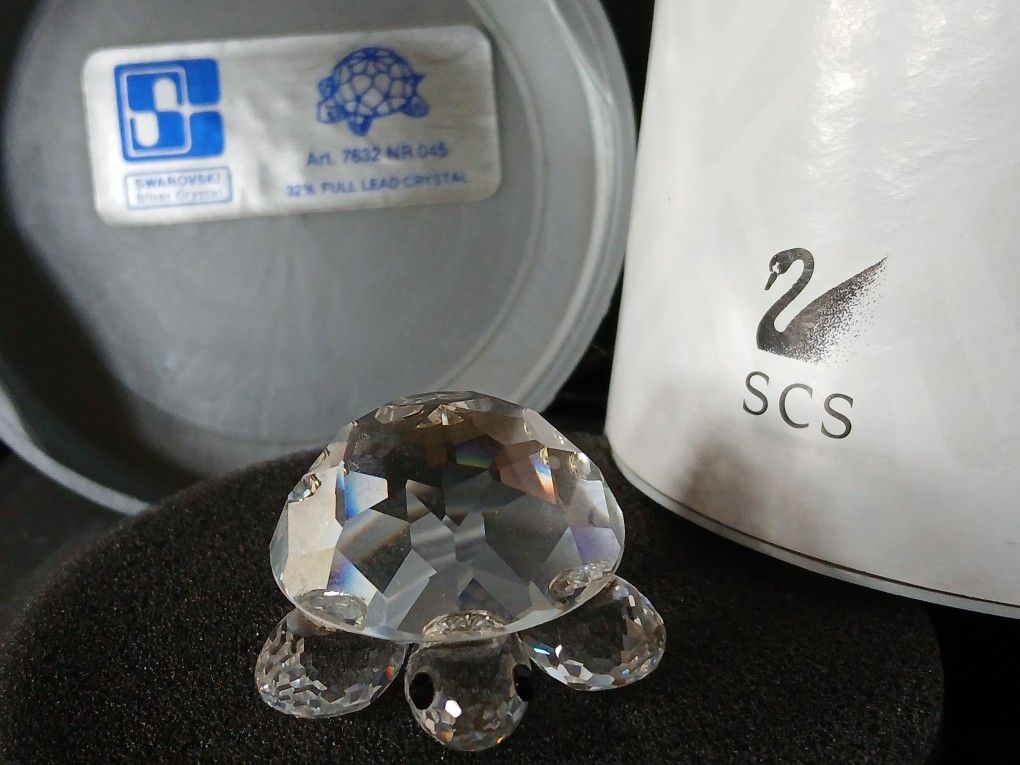 Swarovski Crystal Turtle
