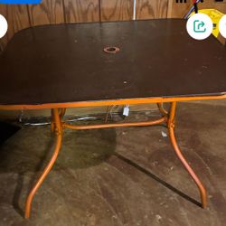 Table And Stools 