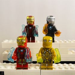 Iron Man Minifigures Marvel CollectibleVariants | New Custom LEGO Compatible Toy