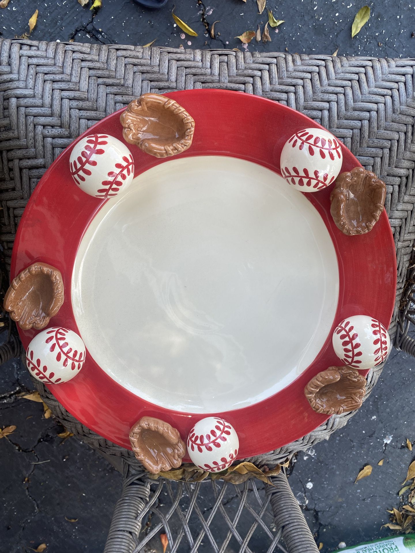 Baseball Fans- 3-D Party Platter By Swoozie (OBO )