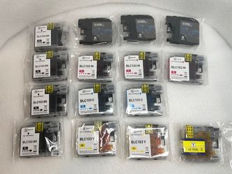15-Pack Compatible Ink Cartridges for Brother Printers (LC103 Series) - New & Sealed