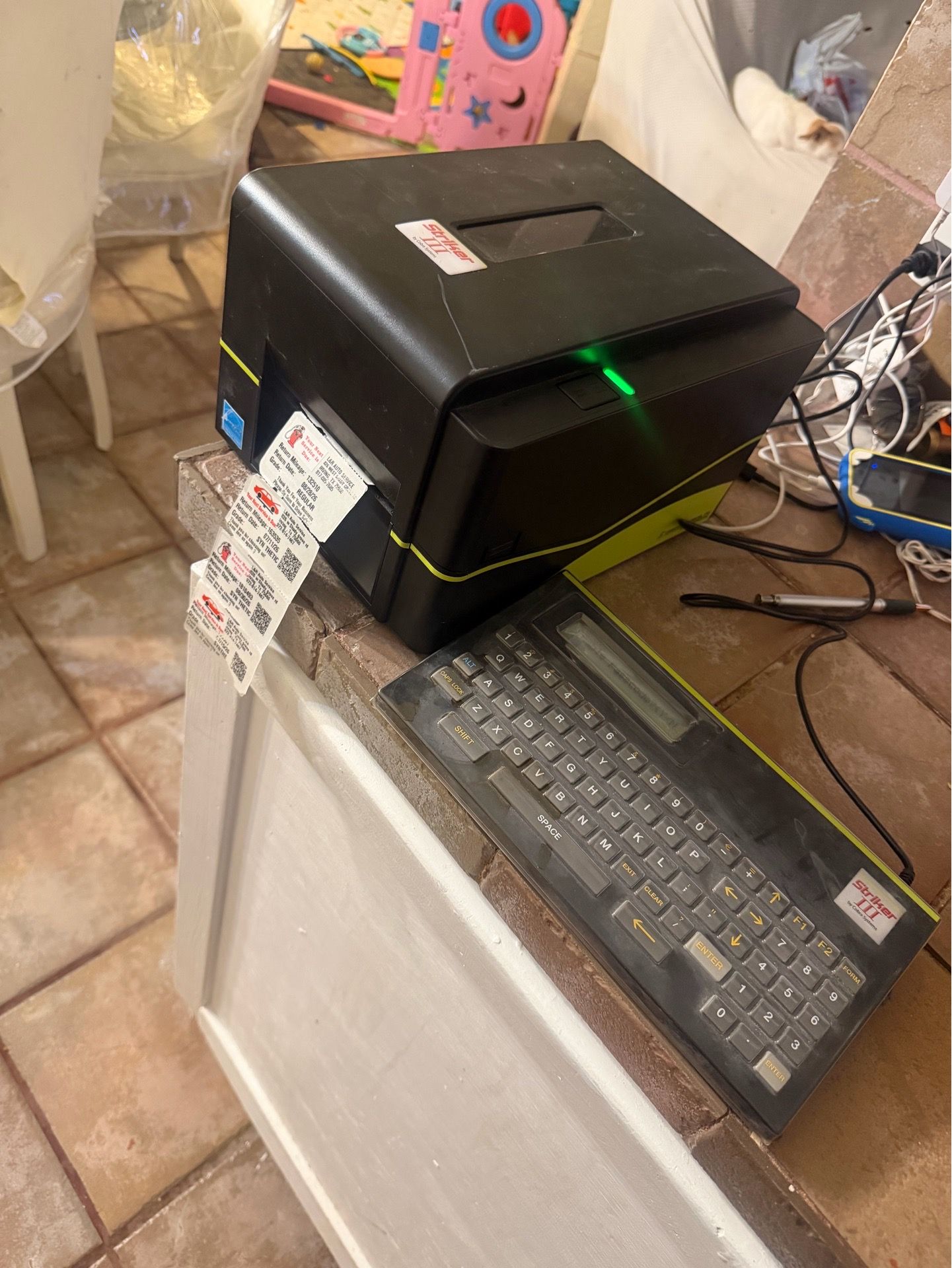 Cobra System Striker III (3) Oil Change / Service Reminder Printer System
