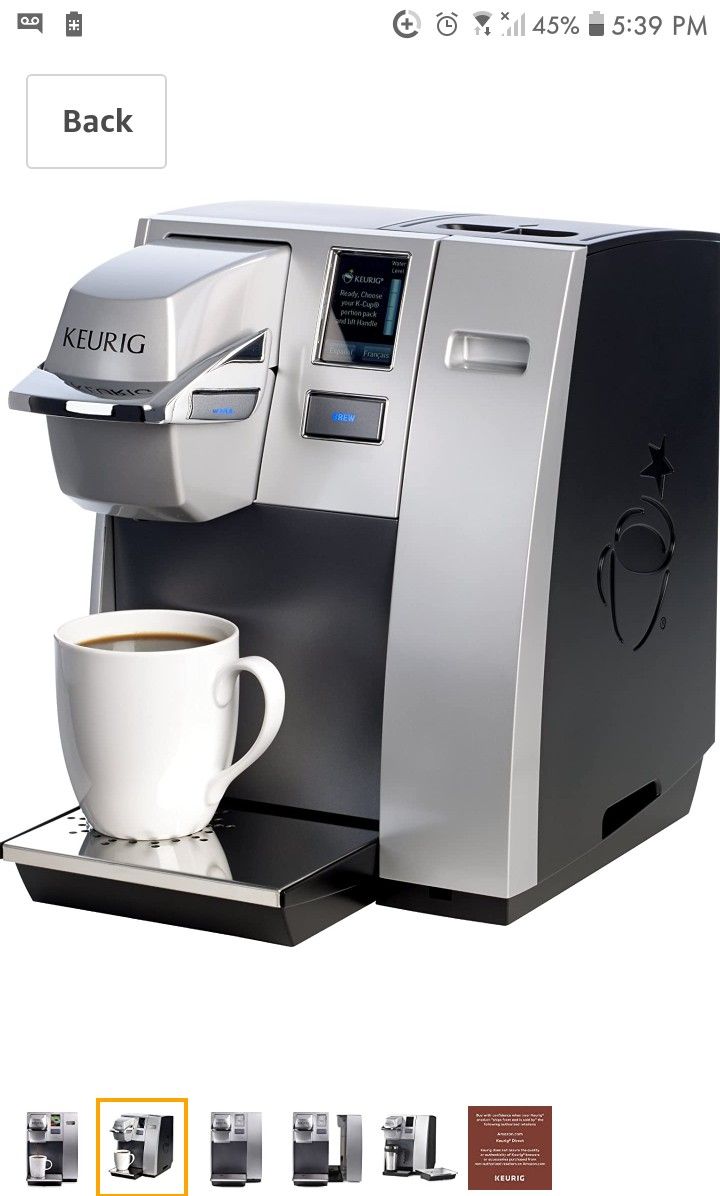 Keurig k155 home or commercial coffee brewer