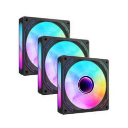 GOPIE 3Pack 120mm Infinity Mirror ARGB pc Fans