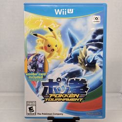 Pokken Tournament For Nintendo Wii (Shadow Mewtwo Amiibo Card)