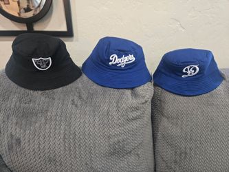 Dodger or Raiders Bucket Hats