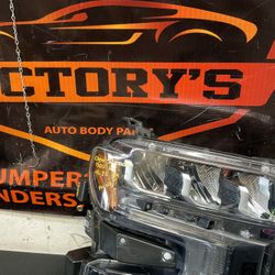 CHEVY SILVERADO 1500 RH HEADLIGHT 2019-2021 FULL LED OEM