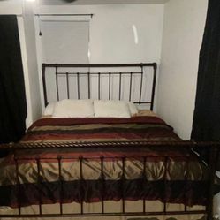 Brown Bed Frame King Size