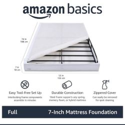 Full Mattress Foundation & Bed Frame 