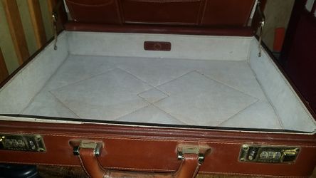 Leather briefcase