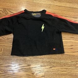 Aviator  Nation Cropped Sweatshirt XSmall