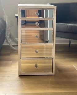 $65 OBO Impressions vanity SlayStation® 5-Drawer Mirrored Vanity Storage Unit