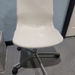 White Rolling Chair - $15