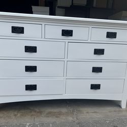 White dresser