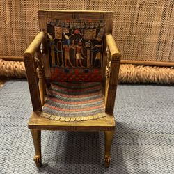 Vintage Throne Of King Tutankhamun 
