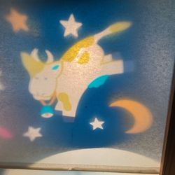 Nursery Lamp The Cow Jumped Over The Moon 
