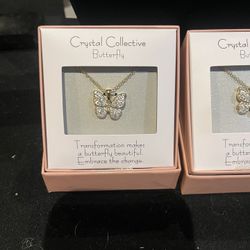 Butterfly Necklace 18 Inch 
