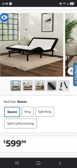 Adjustable base queen