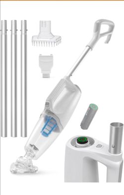 InoKraft 2-in-1 Cordless Handheld Pool Vacuum & Hot Tub Cleaner
Swap-On Replaceable Battery, High Suction for Above Ground Pools, Spa Vacuum with Stic