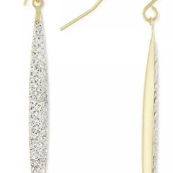 Earrings In 14K GOLD plated Sterling Silver