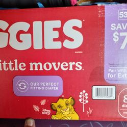 Little Movers Size 7  88 Count. 