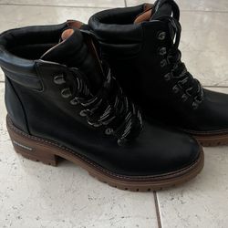 Indigo Lace Up Boots