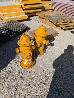 $150 each fire hydrants newer decommission fair condition