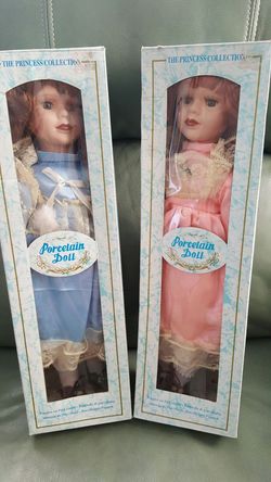 Two Princess Collection Porcelain Dolls