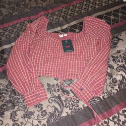 Cropped Levi's Blouse (S)