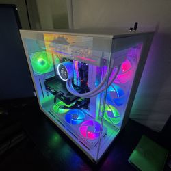 PERFECT CHRISTMAS GIFT (Gaming PC w/ Monitor   - - 8GB  - NZXT H9 Tempered Glass  - MSI Mag A1250GL  - NZXT Kraken