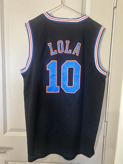 Space Bugs Lola #10 Basketball Jersey Stitched Unisex size L