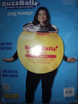 BuzzBallz Chili Mango One Size Fits All Adults Halloween Costume